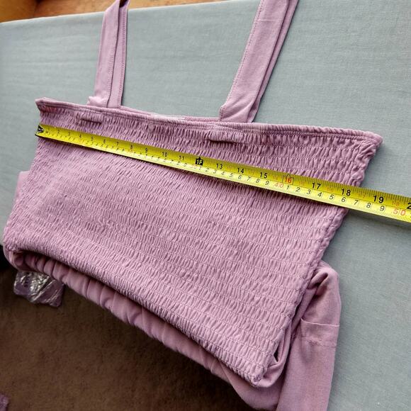 1X Zenana Smocked Tiered Midi Dress Lt Rose Pink Plus sized comfort brand new - Picture 8 of 16